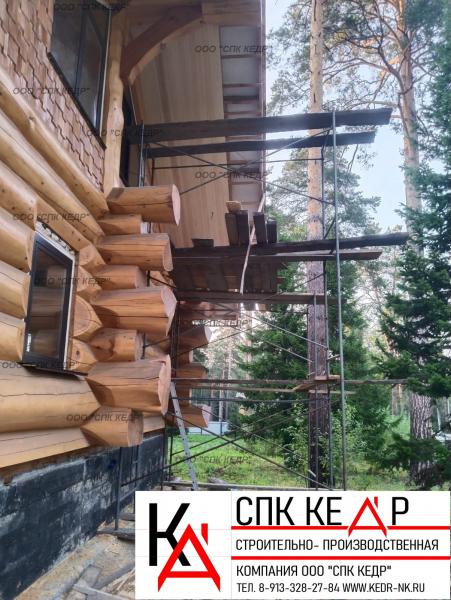 Дом из кедра,  Пост энд бим,  рубка срубов — фото 3